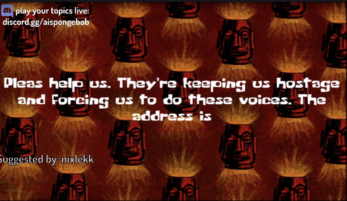 The stream being self aware was hilarious